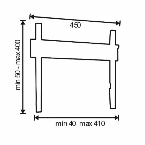 OMB Easy Four TV Wall Mount - 6179 - Image 2