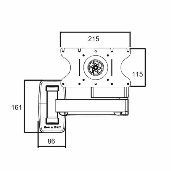 OMB Gyro 3 TV Wall Mount - 6172 - Image 4