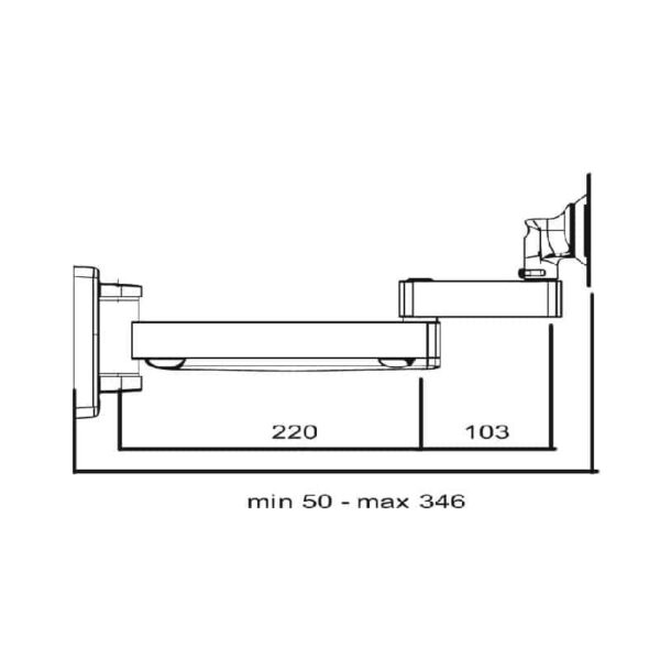OMB Gyro 3 TV Wall Mount - 6172 - Image 5
