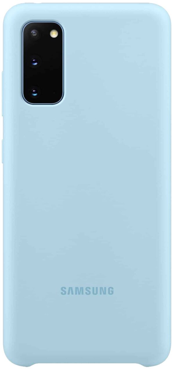 Samsung S20 Silicone Cover - Coral Blue