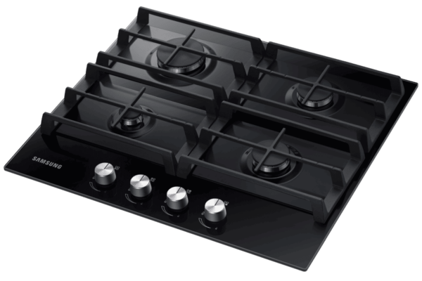 Samsung NA64H3010AK 4 Burner Gas Hob with Cast Iron Grates - Image 3