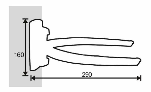 OMB Lunar DVD TV Wall Mount - 6121 - Image 3