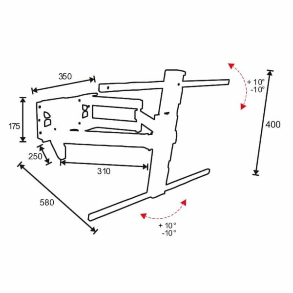 OMB LED Reach Full Motion TV Wall Mount - 6177 - Image 2