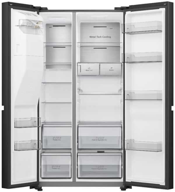 Hisense RS818N4TFE PureFlat American-Style Fridge Freezer - Image 2