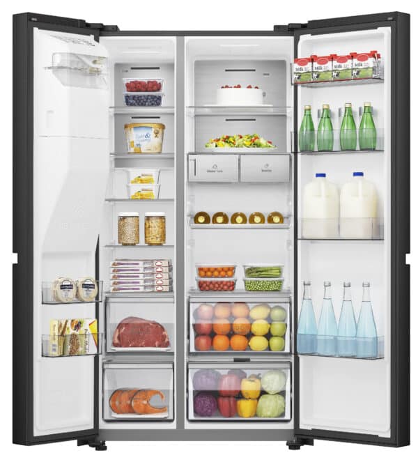 Hisense RS818N4TFE PureFlat American-Style Fridge Freezer - Image 3