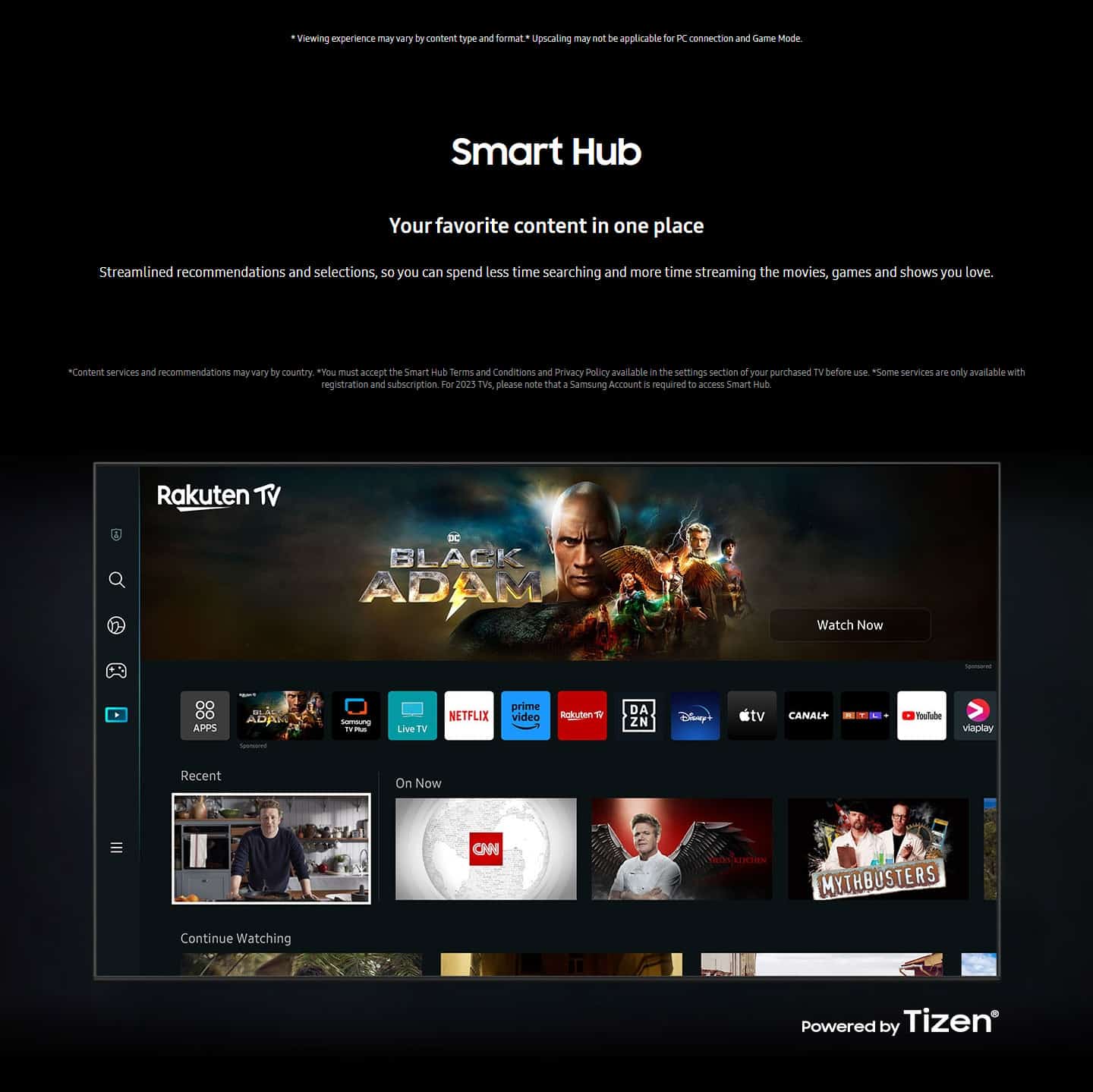 Samsung UE43CU7170UXZT 43 Crystal 4K Ultra HD Smart TV ALL 4
