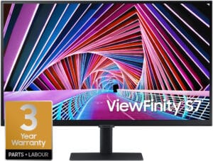 Samsung LS27A700NWPXEN 27" ViewFinity S70A 4K UHD High Resolution Monitor