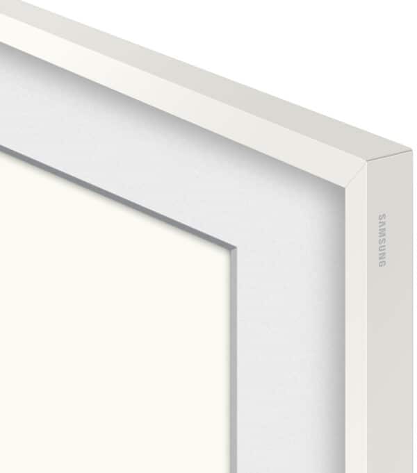 Customisable Modern White Bezel for The Frame 65" TV