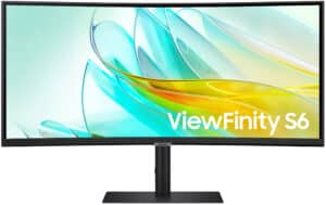 Samsung LS34C652UAUXEN 34" ViewFinity 3440x1440 4K Ultra HD Curved LED Monitor