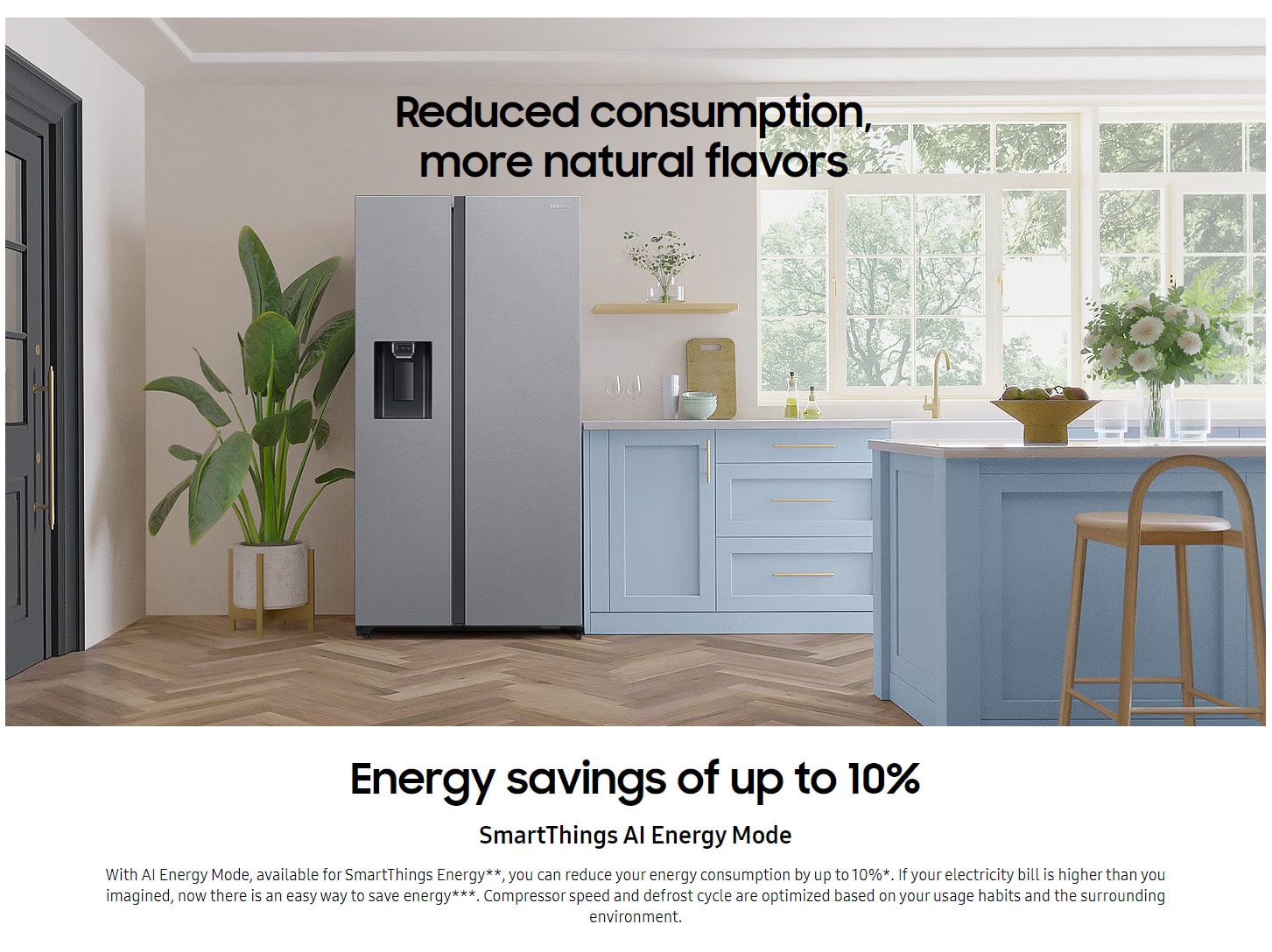 Samsung RS65DG54M3SLEF Air Space AI American Style Fridge Freezer ALL 1