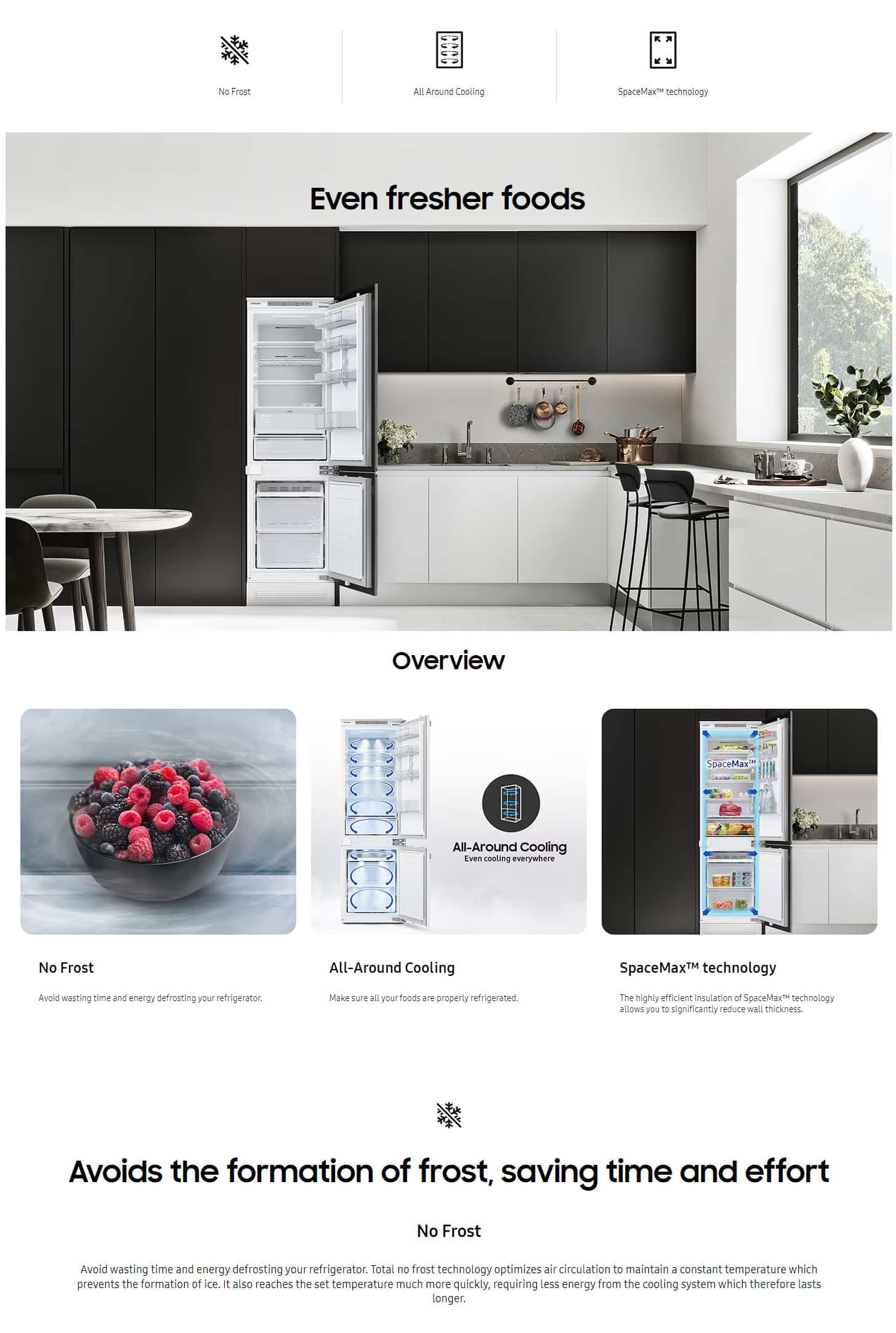 Samsung BRB26703EWW EF Built-In Fridge-Freezer ALL 1
