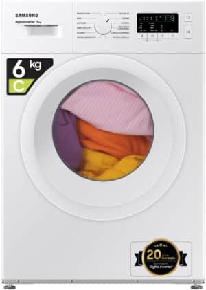 Samsung WW60A3120WE/ET 6kg 1200rpm 40cm Free Standing Washing Machine