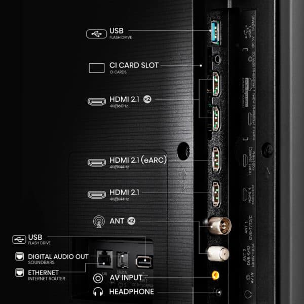 Hisense 100E7NQ PRO 100″ 4K QLED Ultra HD Smart TV Wi-Fi - Image 3