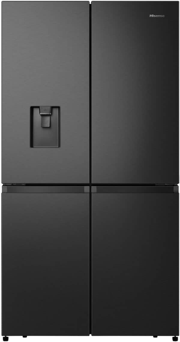 Hisense RQ758N4SWFE PureFlat American Style Fridge Freezer - Black