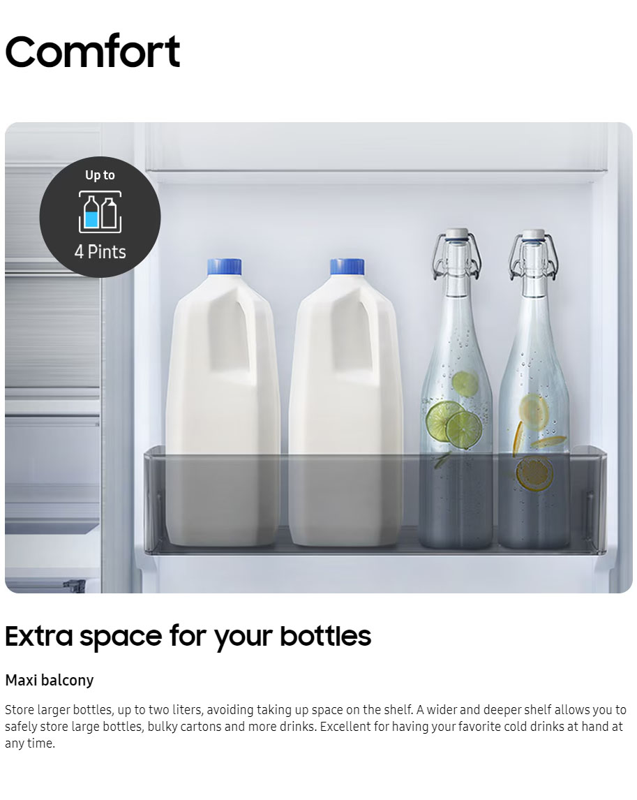 Samsung RB38C603DB1 EF EcoFlex AI 390L Fridge-Freezer ALL 7