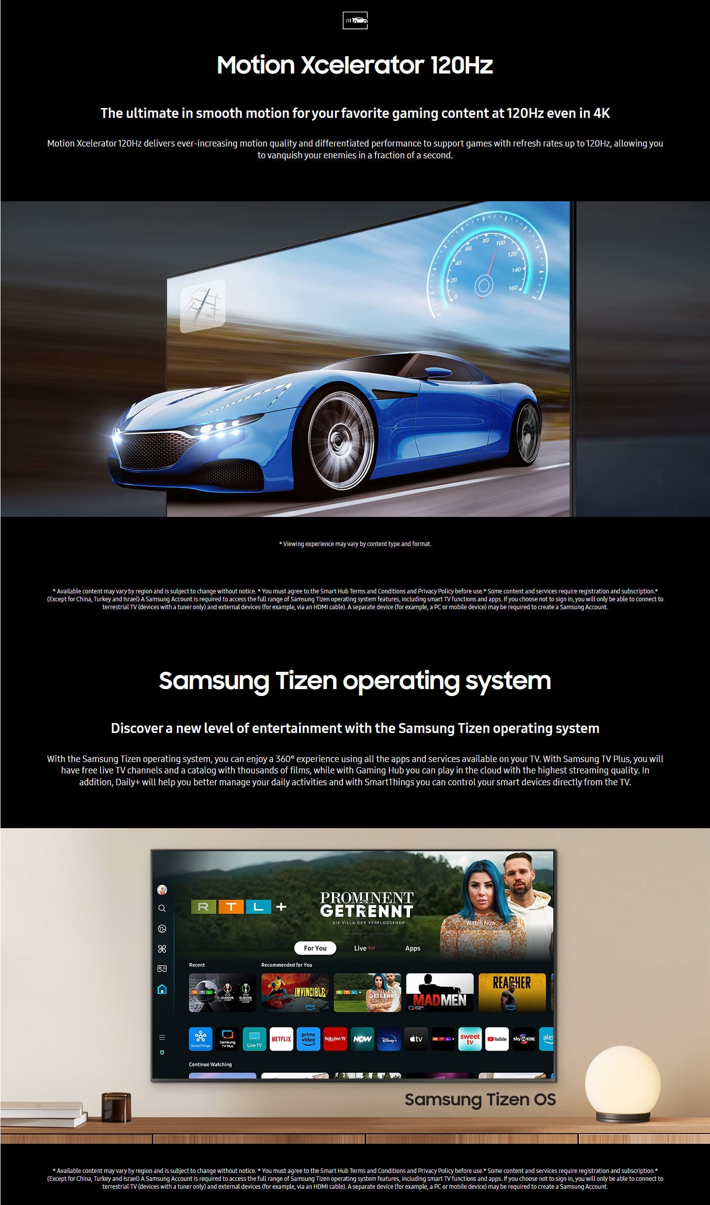 Samsung UE98DU9070UXZT 98” Crystal UHD 4K Smart TV Wi-Fi ALL 3
