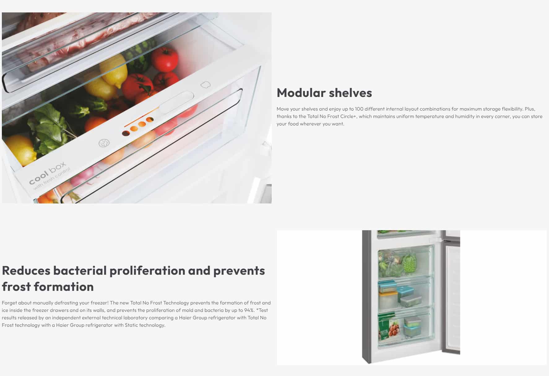 Candy CBT3518EW Fresco Built-In Fridge-Freezer ALL 3 High