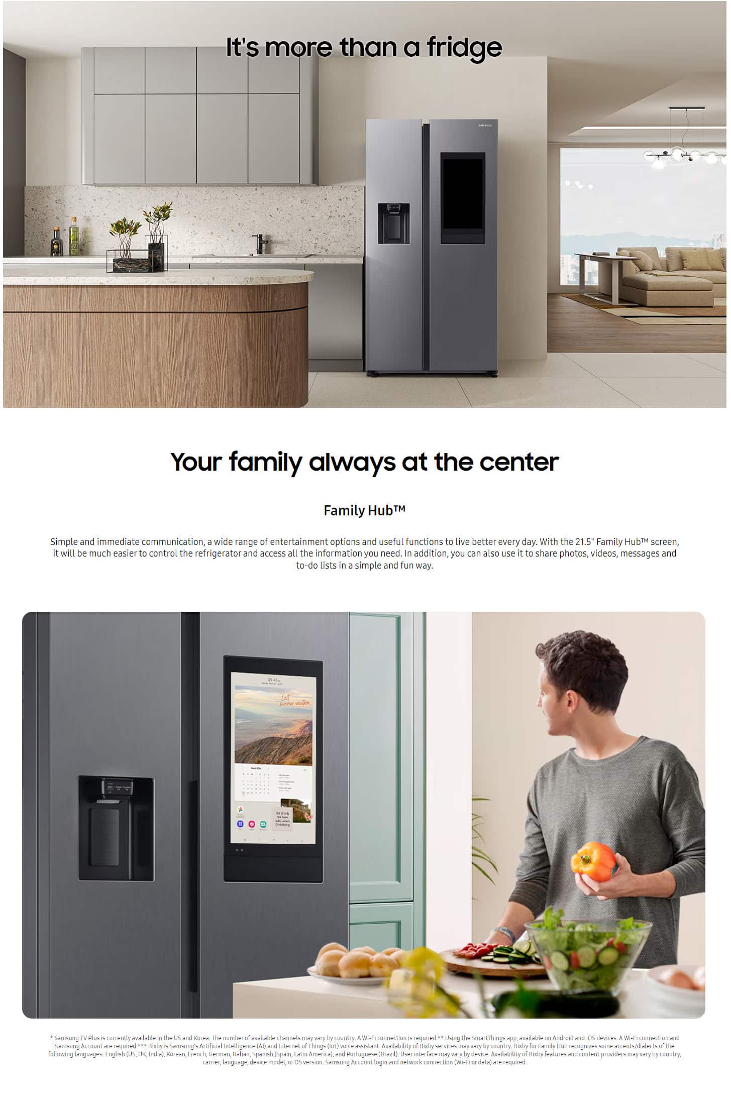 Samsung RS6HDG883ES9EF Family Hub™ American Style Fridge-Freezer ALL 1