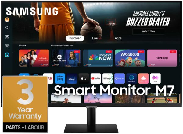 Samsung LS32DM700UUXEN 32" M70D 4K Ultra HD Smart Monitor