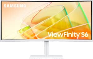Samsung LS34C650TAUXEN 34" Viewfinity S6 S65TC UltraWide Quad HD Curved Monitor