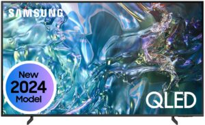 Samsung Q60D TV QLED 4K 85” QE85Q60DAUXZT Smart TV Wi-Fi Titan Gray 2024, Quantum Processor Lite 4K, 4K Upscaling, AirSlim Design, OTS Lite
