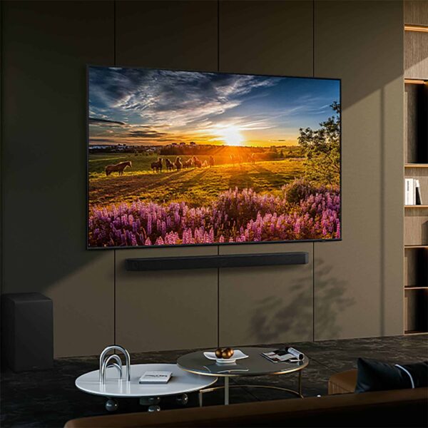 Samsung Q60D TV QLED 4K 85” QE85Q60DAUXZT Smart TV Wi-Fi Titan Gray 2024, Quantum Processor Lite 4K, 4K Upscaling, AirSlim Design, OTS Lite - Image 6