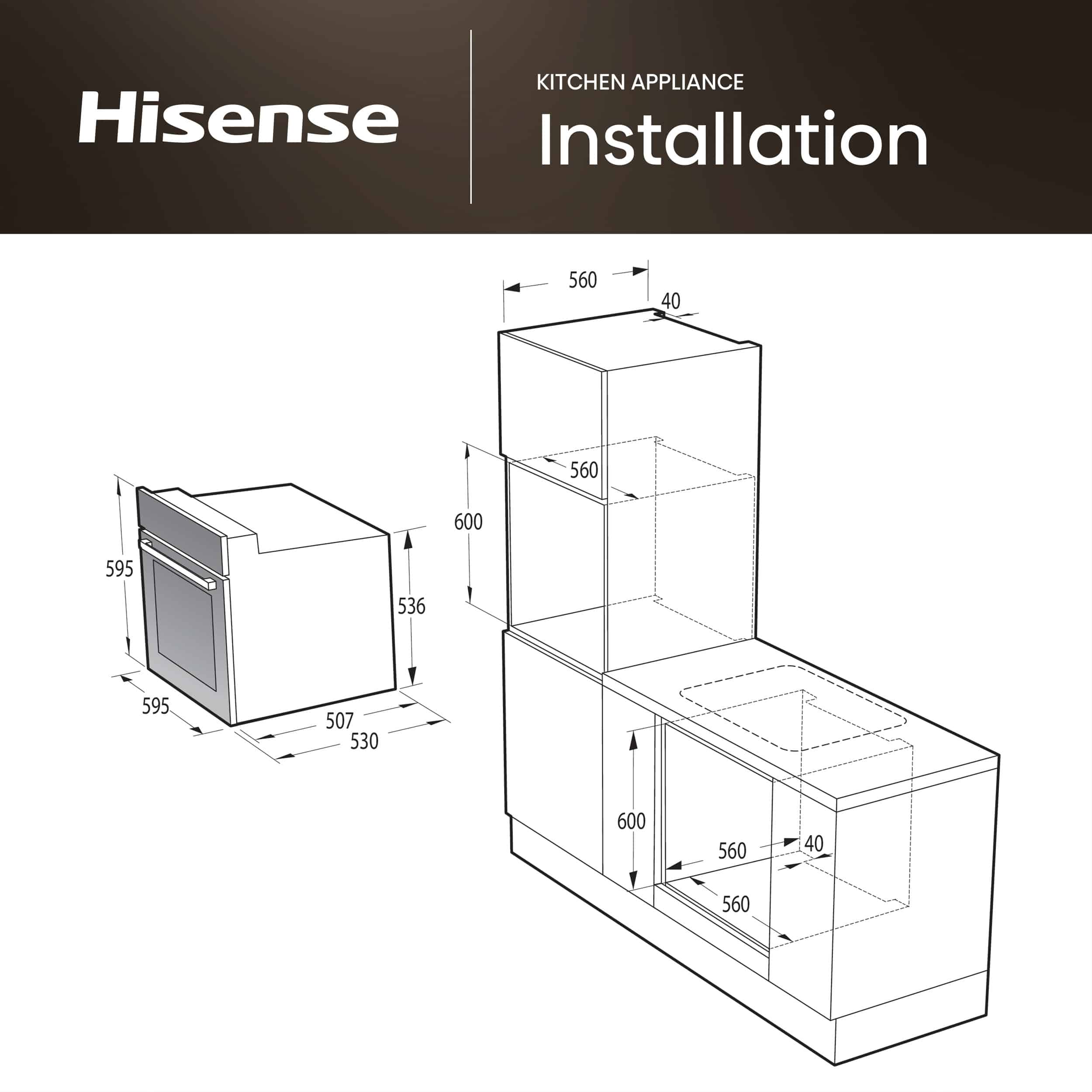 Hisense BI62220AB 61L Class A Multifunction Electric Oven with Grill - Image 12