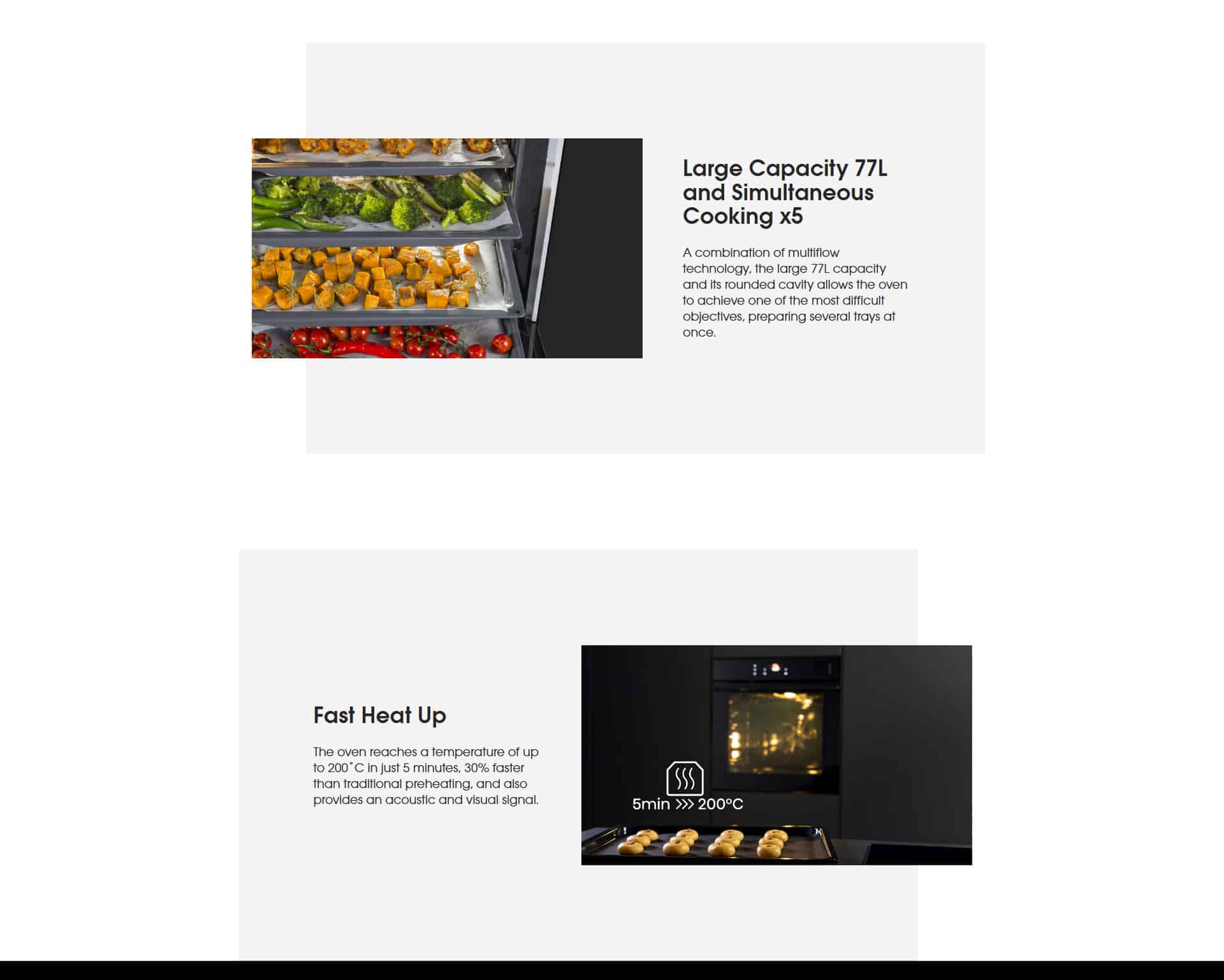 Hisense BI64213EPX 77L Pyrolytic Oven with 300° Pizza Mode ALL 3