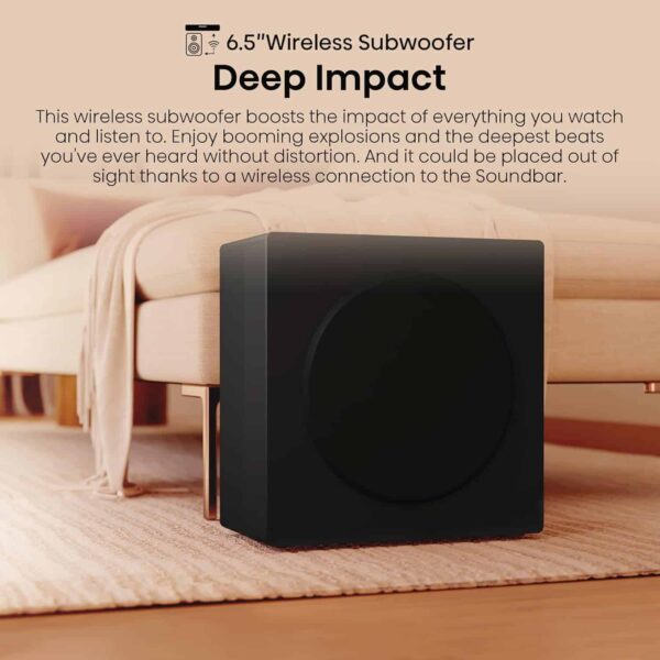 Hisense HS3100 3.1ch 480W Wireless Soundbar - Image 7