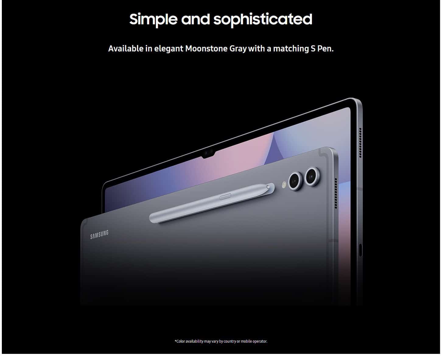 Samsung Galaxy Tab S10 LANDING PAGE ALL 4 new