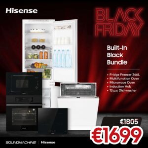 Hisense Built-In Kitchen Bundle - Black