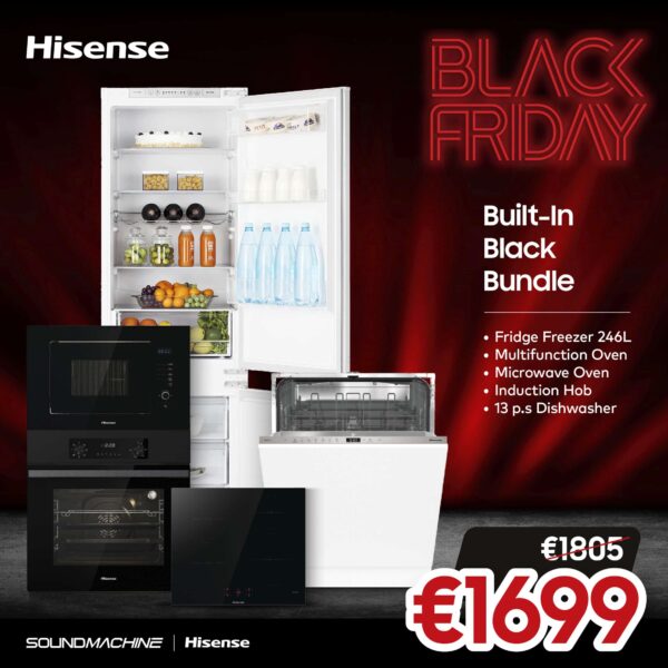 Hisense Built-In Kitchen Bundle – Black