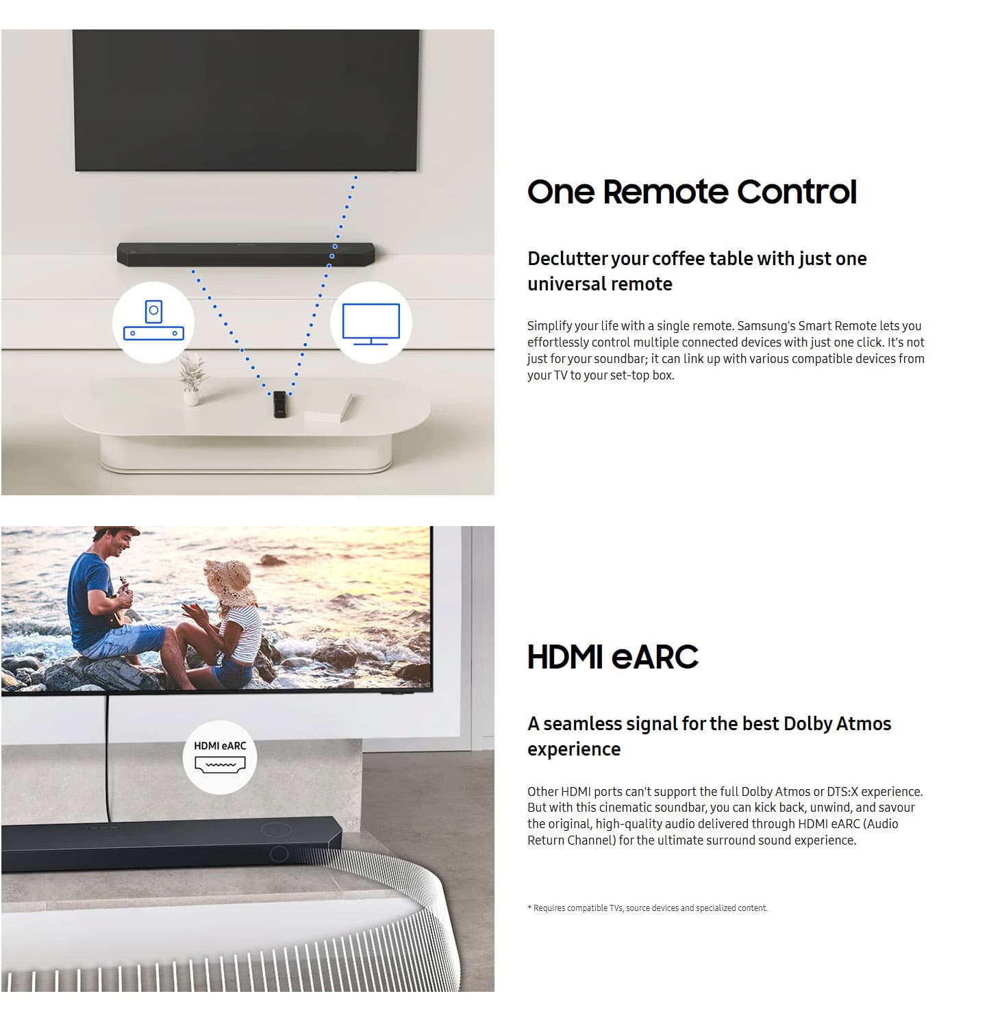 Samsung HW-Q930D ZF Q-Series 9.1.4ch Cinematic Soundbar with Subwoofer and Rear Speakers ALL 15