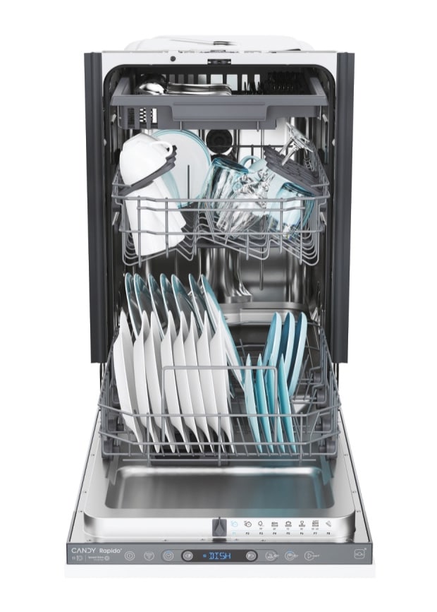Candy RapidÓ CI1C7SB1FA Wi-Fi 45cm Built-In Dishwasher - Image 6
