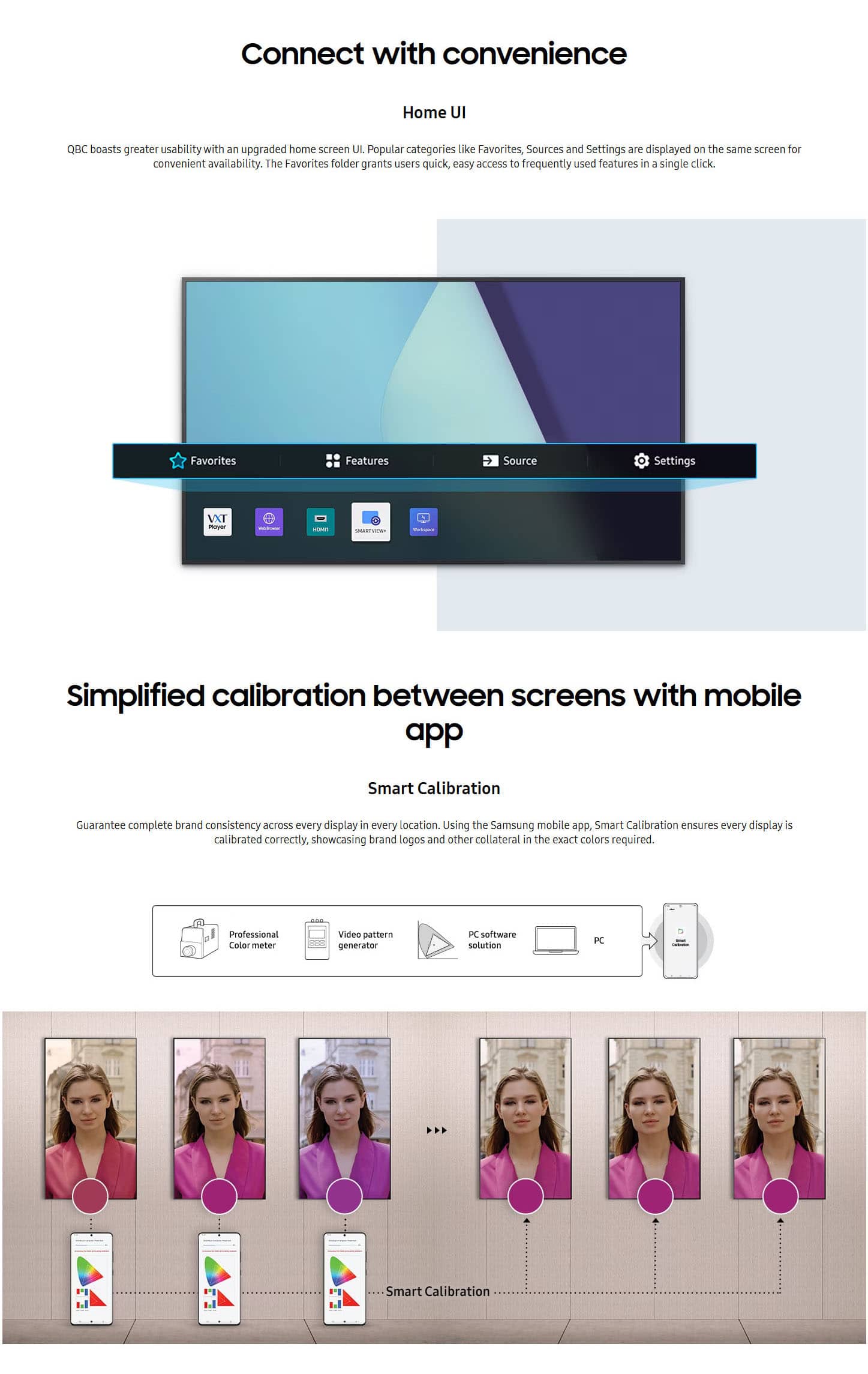 Samsung LH43QBCEBGCXEN 43 Crystal UHD QBC Series Smart Signage ALL 4
