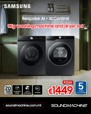 Samsung Bespoke AI + AI Control 9Kg Washing Machine & Dryer Set