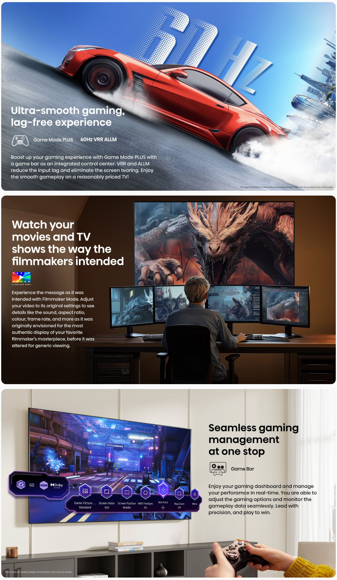 Hisense 43E7Q 43 QLED 4K Ultra HD Smart TV Wi-Fi ALL 3