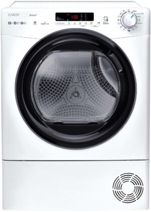 Candy CSE H8N1DBE-S Condensation Heat Pump Tumble Dryer, 8Kg Class E