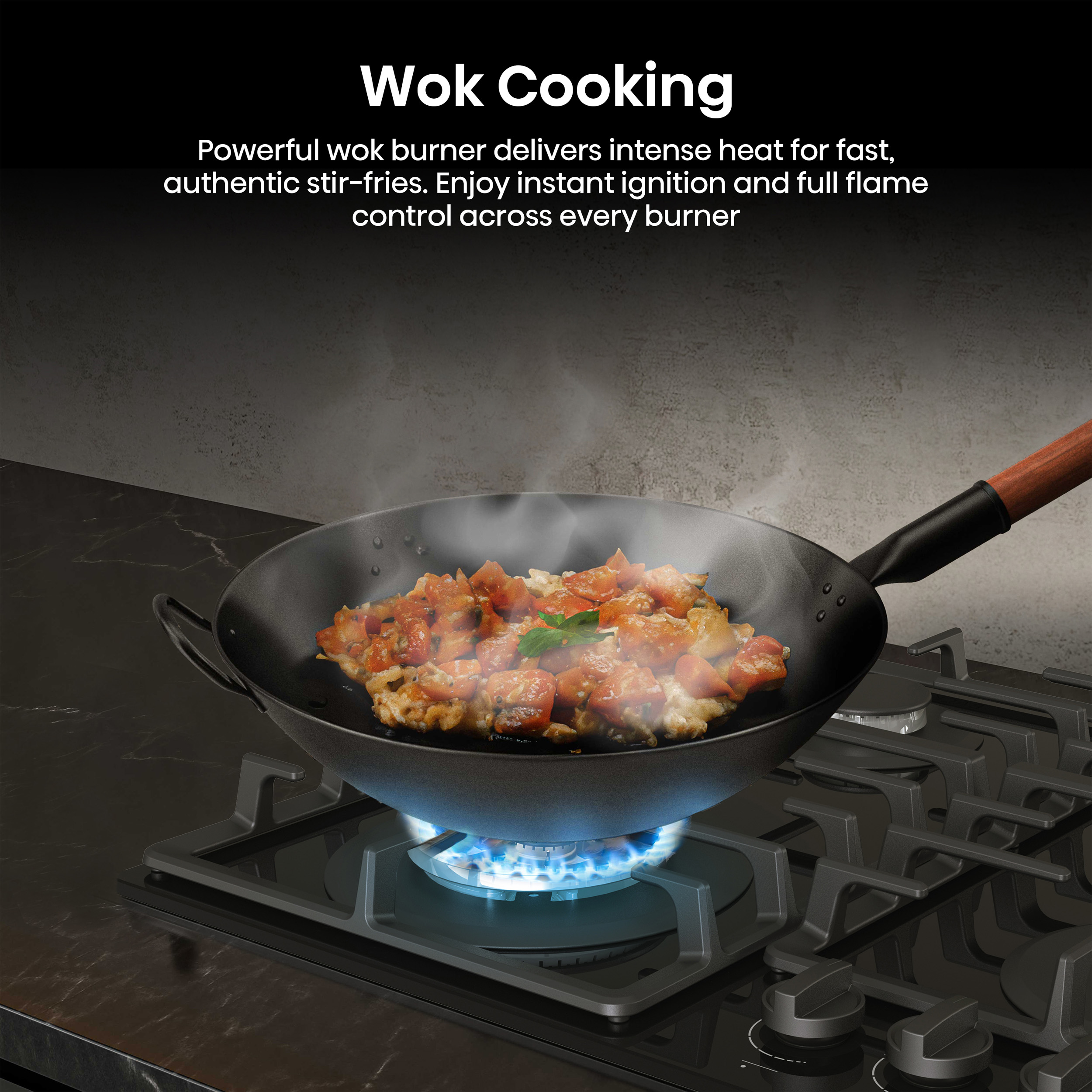 Hisense GG663BHF 60cm 4 Burner Gas Hob - Image 6